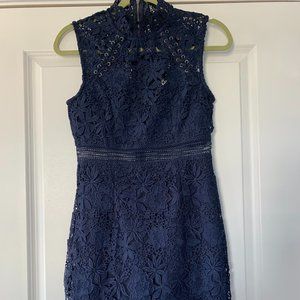 Blue Lace Dress